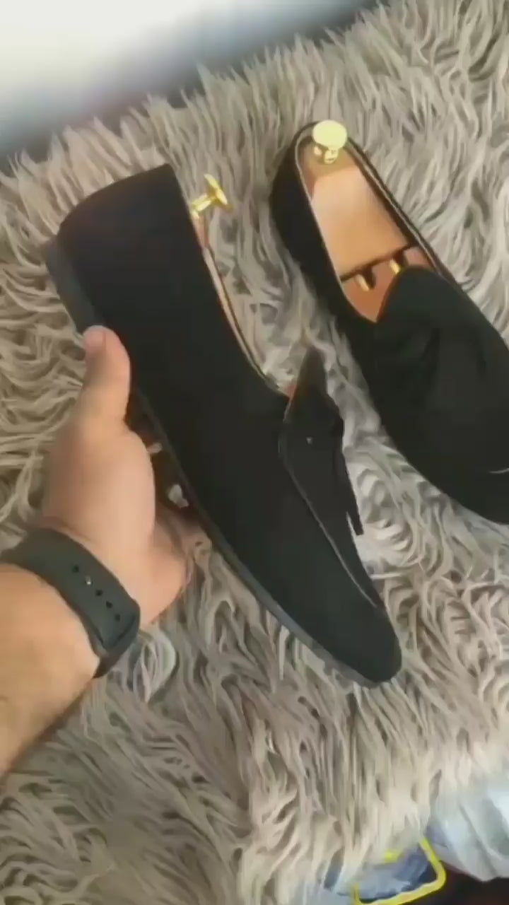 Men Suede Shoes Fashion Business And Party Wear Loafer-Unique and Classy