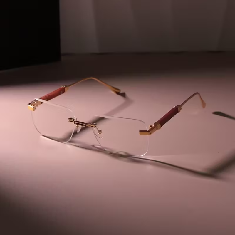 Fashionable Square Small Rectangle Sunglasses for Men and Women