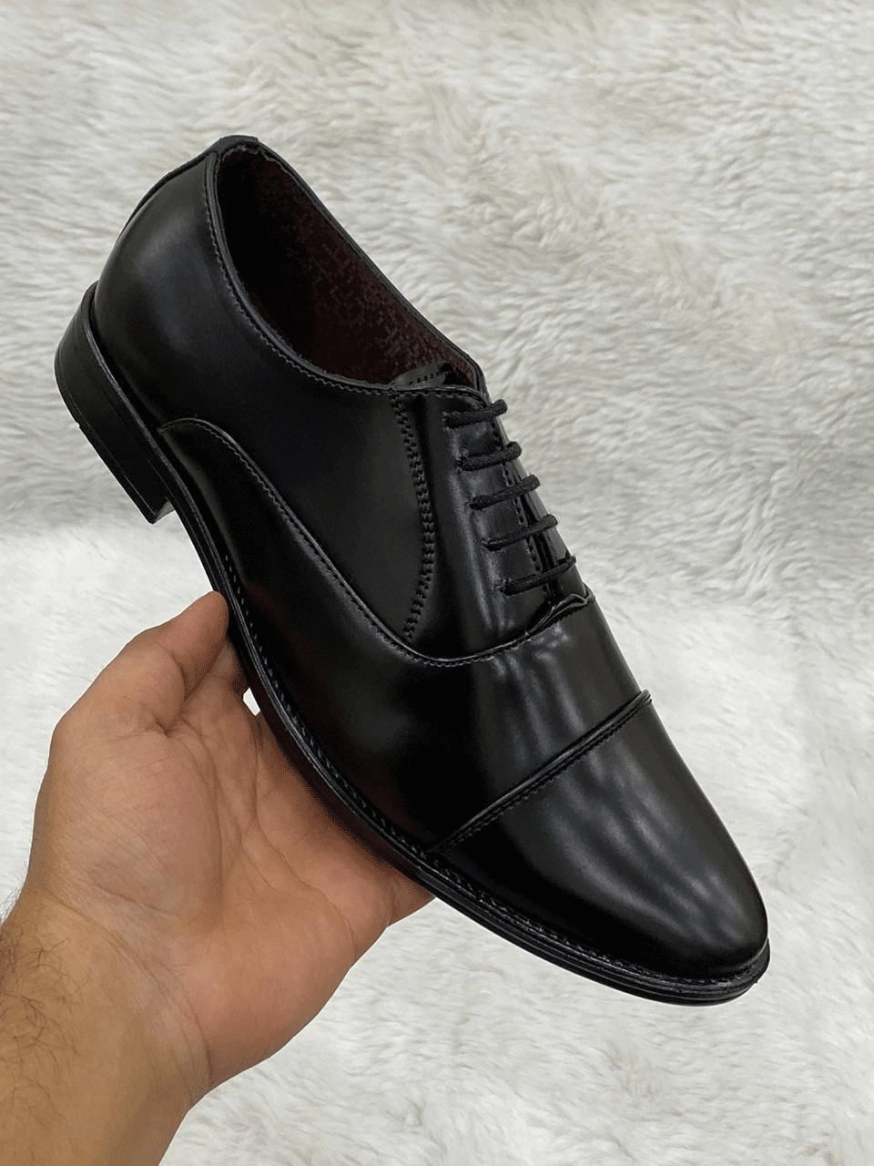 Shiny Mens Wear Pattern Premium Design Quality Oxford Formal Shoes-Unique and Classy