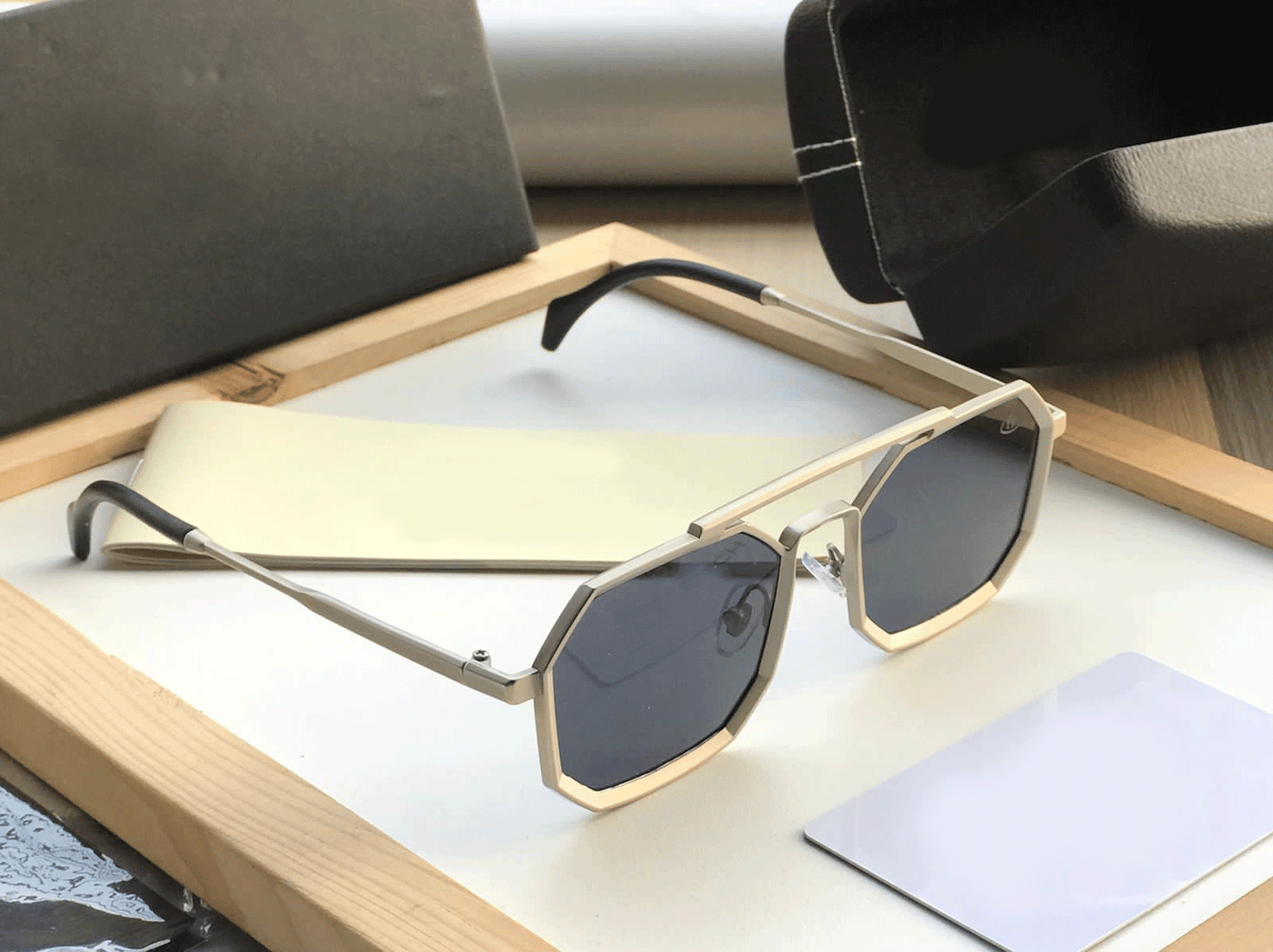 Cool Hexagon Candy Sunglasses For Unisex-Unique and Classy