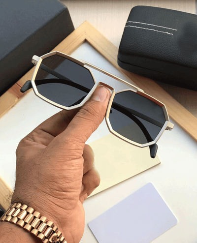 Cool Hexagon Candy Sunglasses For Unisex-Unique and Classy