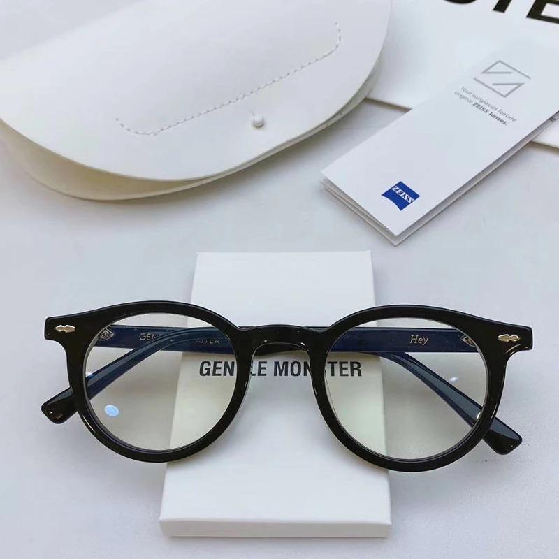 2020 Gentle Acetate Glasses Men Women Vintage Round Eyeglasses-Unique and Classy