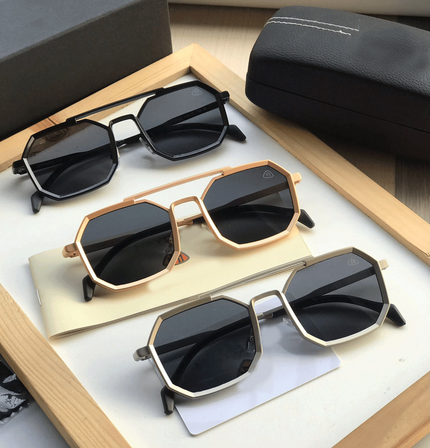 Cool Hexagon Candy Sunglasses For Unisex-Unique and Classy