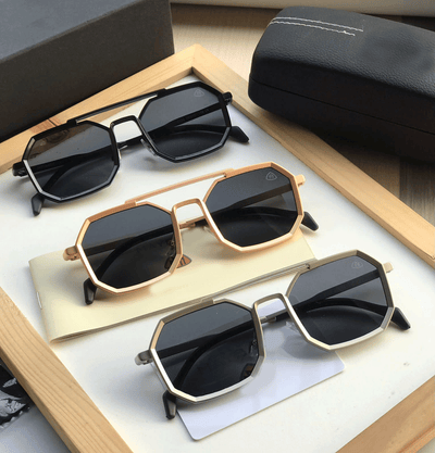 Cool Hexagon Candy Sunglasses For Unisex-Unique and Classy
