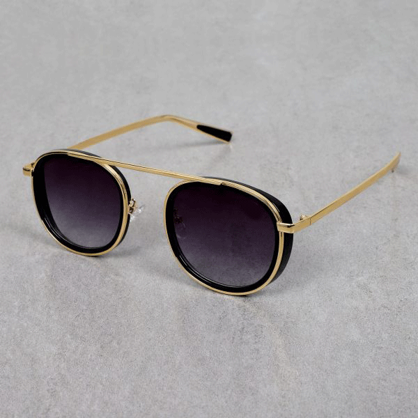 Trendy Round Black-Gradient Sunglasses For Men And Women-Unique and Classy