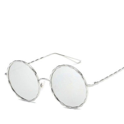 Retro Steampunk Fashion Round Metal Frame Sunglasses For Unisex-Unique and Classy