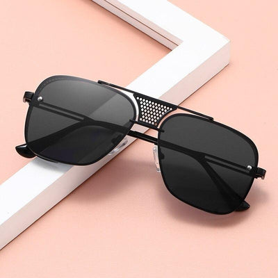 Square Mirror Steampunk Sunglasses For Unisex-Unique and Classy