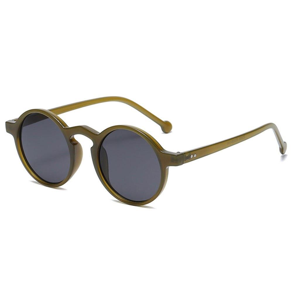 Classic Small Round Frame Retro Brand Designer Sunglasses For Unisex-Unique and Classy