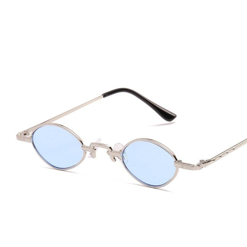 Small Oval Metal Frame Trendy Sunglasses For Men And Women-Unique and Classy