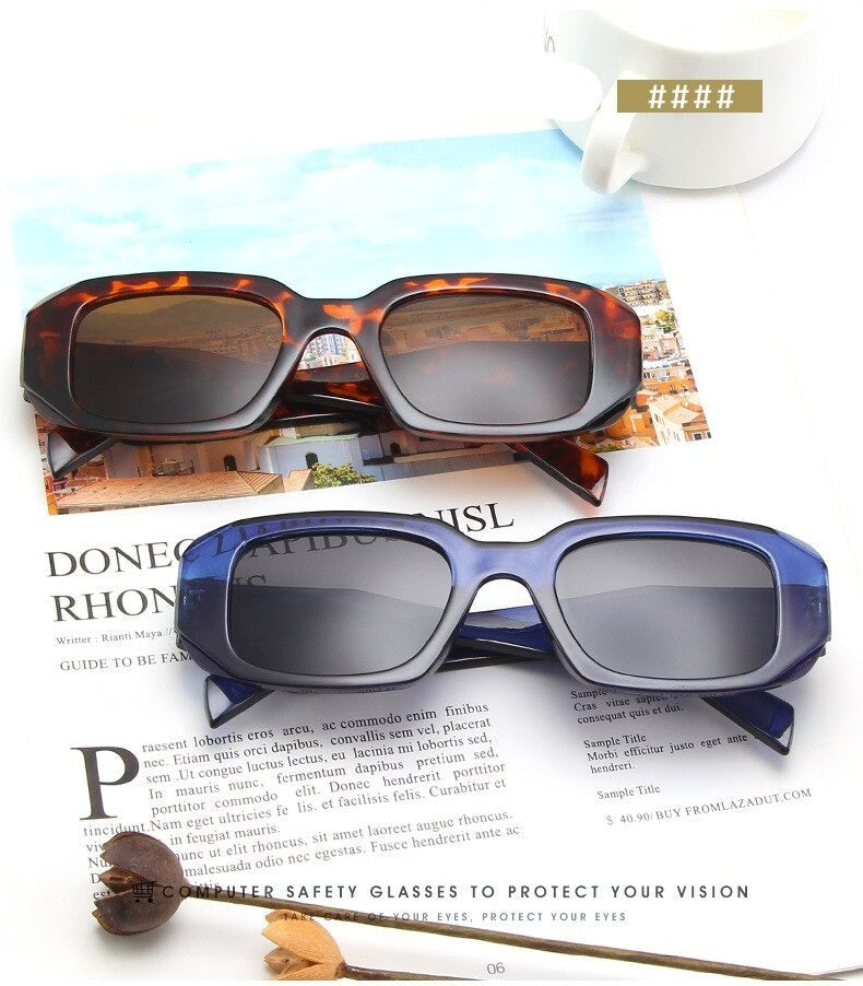 Classy Square Design Candy Sunglasses For Unisex-Unique and Classy