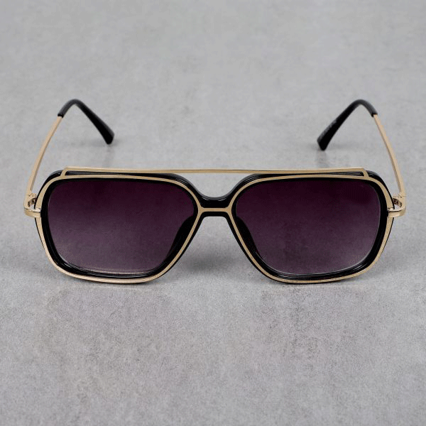 Classic Candy Oversized Black-Gradient Square Sunglasses For Men And Women-Unique and Classy