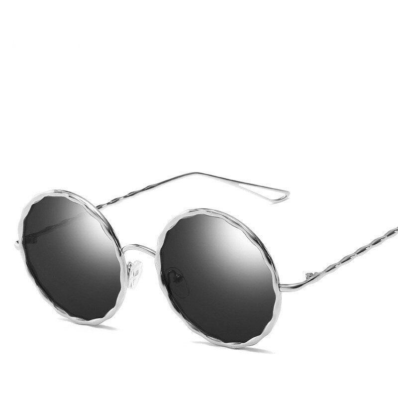 Retro Steampunk Fashion Round Metal Frame Sunglasses For Unisex-Unique and Classy