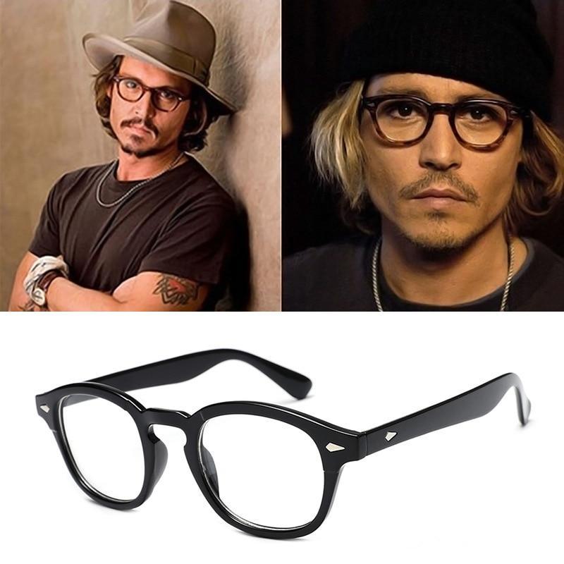 Prescription Glasses Men's Retro Glasses Frames Johnny Depp