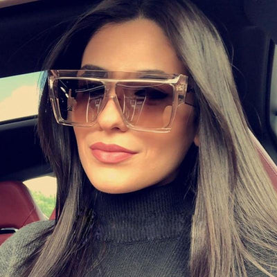 Classic Oversized Vintage Square Sunglasses For Men And Women-Unique and Classy