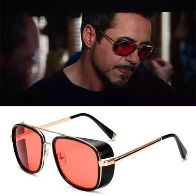 Iron Man 3 Tony Stark Sunglasses Frames for Men Vintage Luxury Brand Designer - Unique and Classy