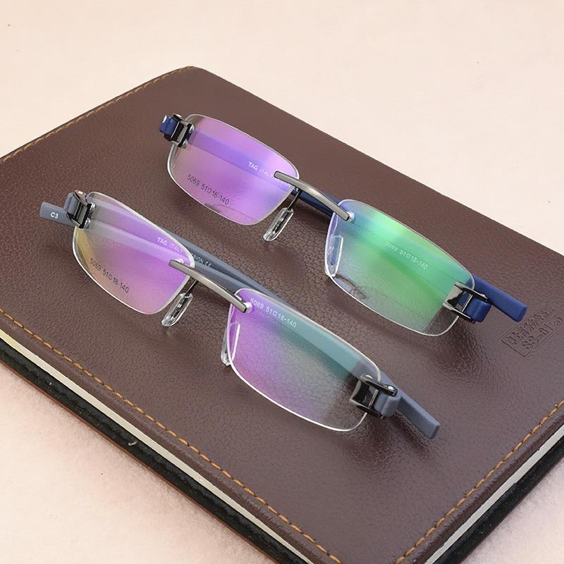 Frameless Eye Glasses Frames Elastic Mirror legs For Men And Women- Unique and Classy