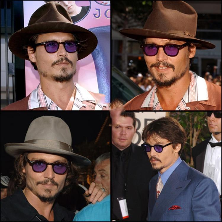 Celebrity Johnny Depp Transparent Oval Sunglasses For Men -Unique and Classy