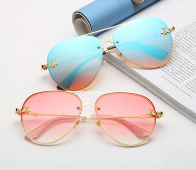 Stylish Bee Aviator Sunglasses For Women-Unique and Classy