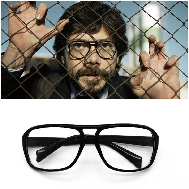 La Casa De Papel Money Heist  El Profesor Square Glasses - Unique and Classy