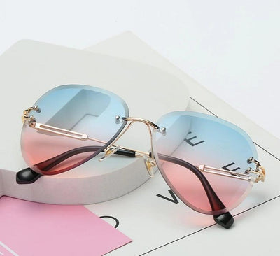 Stylish Rim Less Gradient Shades For Women-Unique and Classy