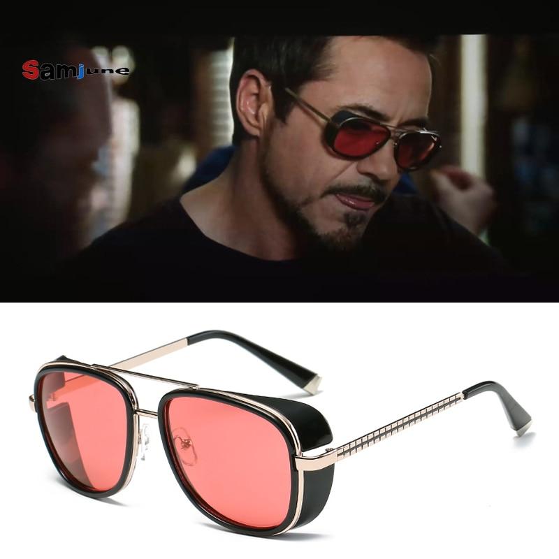 New Stylish Tony Stark Square Vintage Sunglasses For Men And Women-Unique and Classy