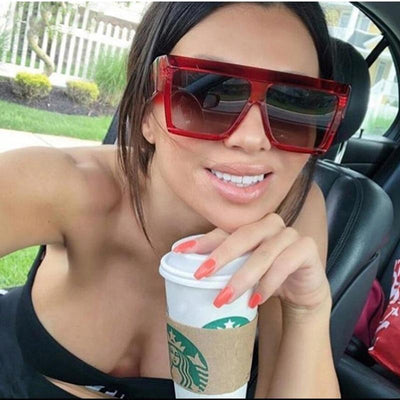 Classic Oversized Vintage Square Sunglasses For Men And Women-Unique and Classy