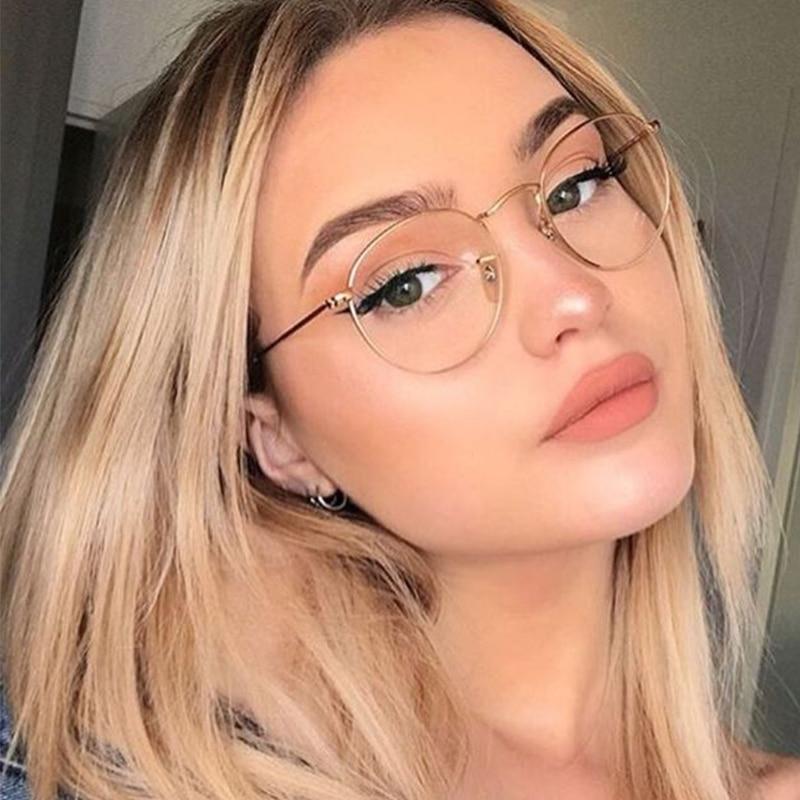Round Transparent Glasses For Girls Round Frame Glasses Girl New