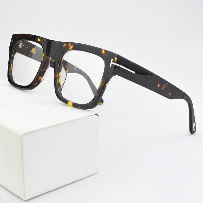 2021 Retro Optical Big Square Transparent Spectacle Frame For Men And ...