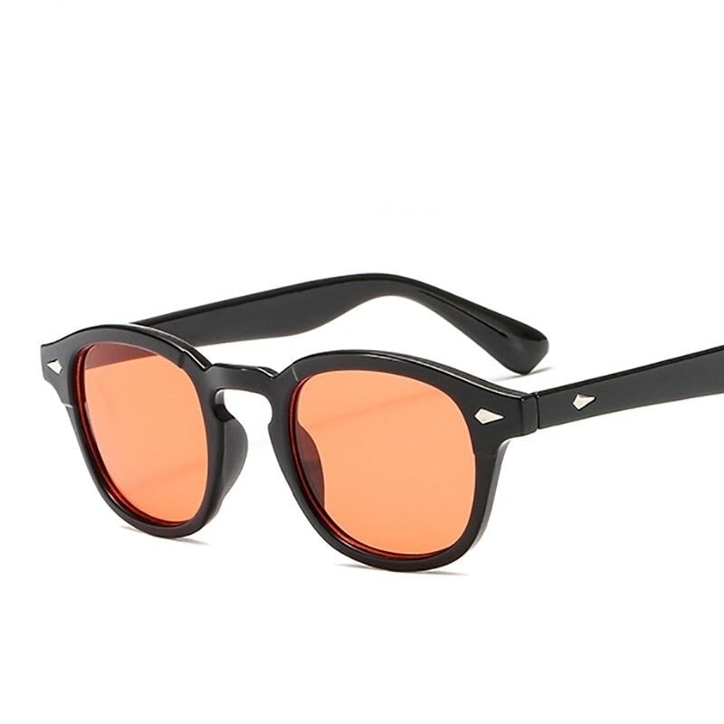 Fashion Johnny Depp Style Round Sunglasses With Clear Tinted Lens For Unisex-Unique and Classy