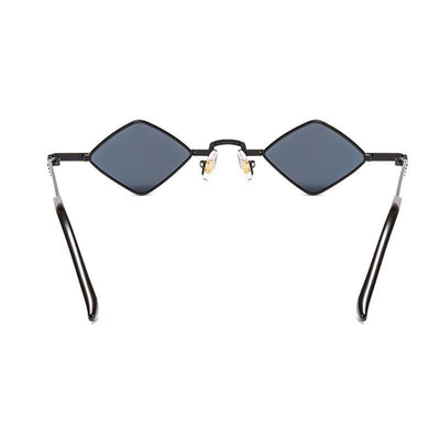 Brand Design Metal Frame Diamond Shaped Small Retro Sunglasses For Men And Women-Unique and Classy