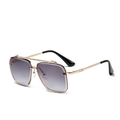 Classic Square Rimless Gradient Sunglasses For Men And Women-Unique and Classy
