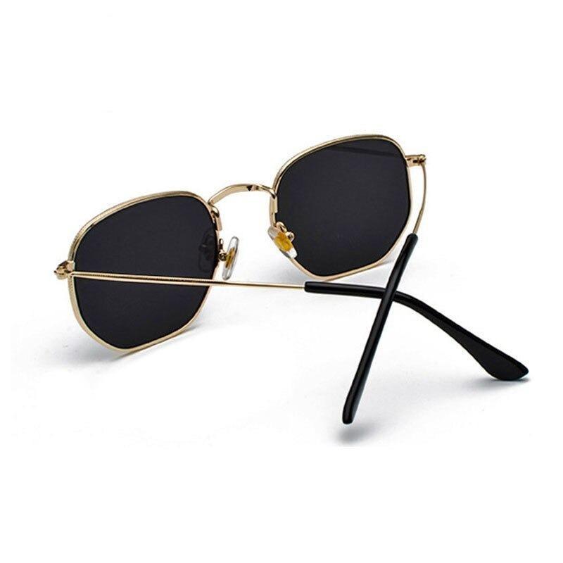 Classic Retro High Quality Metal Frame Gradient Reflective Sunglasses For Men And Women-Unique and Classy