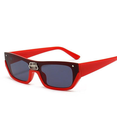 Classic Cat Eye Retro Square Small Full Frame Traveling Style UV400 Sunglasses For Unisex-Unique and Classy