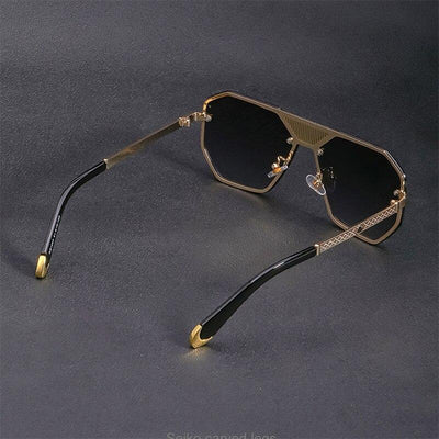 2021 Fashion Vintage Luxury Square Rimless Sunglasses For Men And Women-Unique and Classy