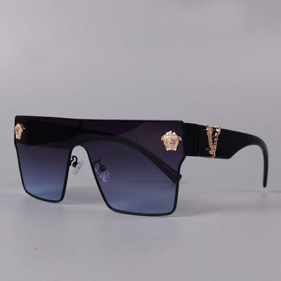 2021 New Retro Luxury Brand Gradient Lens Oversized Conjoined Square Sunglasses For Men And Women-Unique and Classy