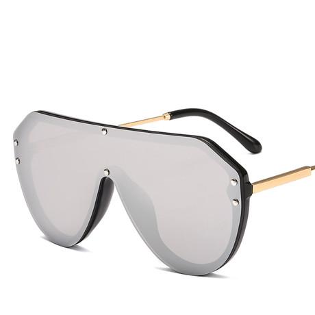 Stylish Oval Transparent Sunglasses For Men And Women-Unique and Classy