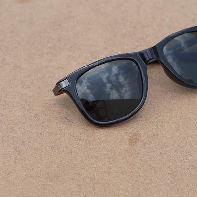 Eclipse Full Black Retro Square Sunglasses For Men And Women-Unique and Classy