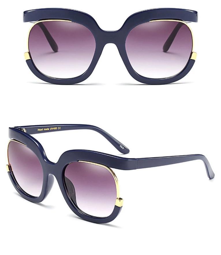 Oversize Square Gradient Sunglasses For Women-Unique and Classy