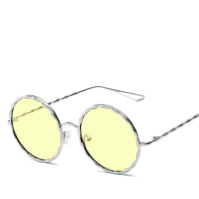 Retro Steampunk Fashion Round Metal Frame Sunglasses For Unisex-Unique and Classy