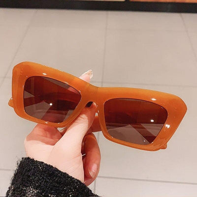 2021 Brand Design Thick Frame 90s Fashion Outfit Vintage Oversized Cat Eye  Women Sunglasses-Unique and Classy