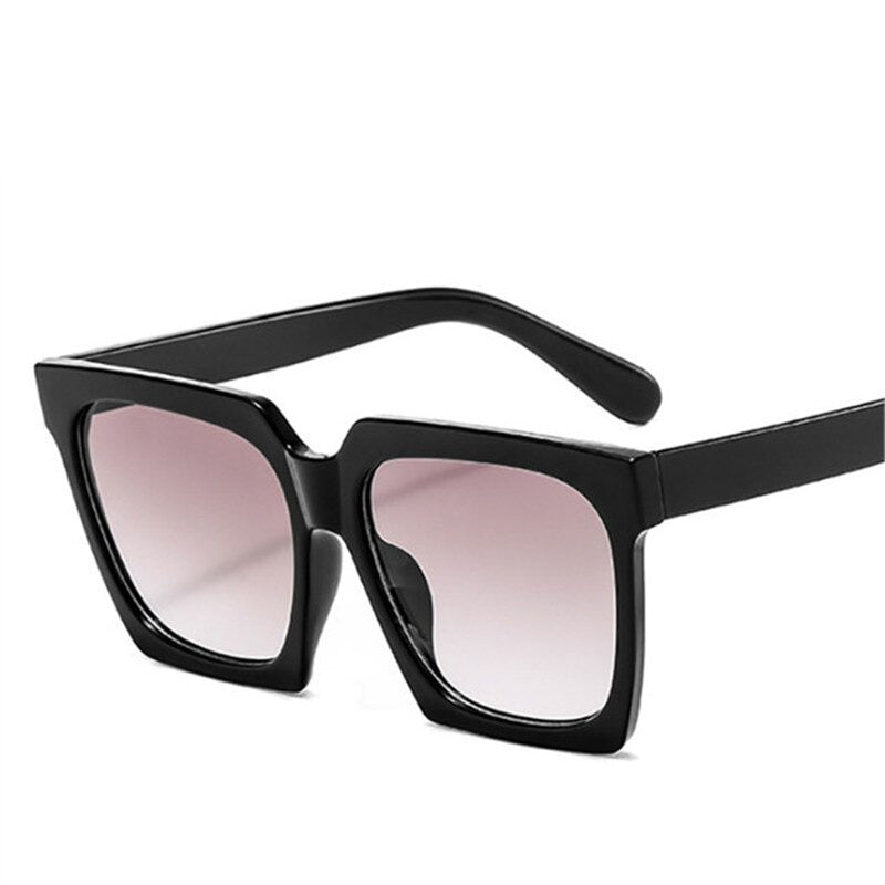 Vintage Oversized Square Frame Sunglasses For Unisex-Unique and Classy