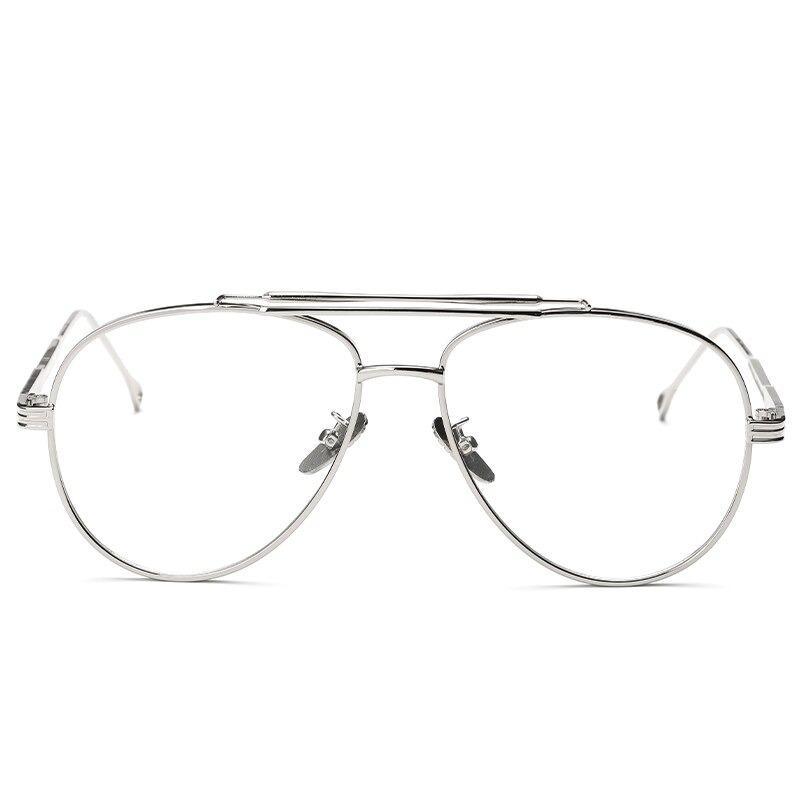 Buy Luxury Fashion Pilot Oversize Antiblue Square Eyeglasses For Men Women