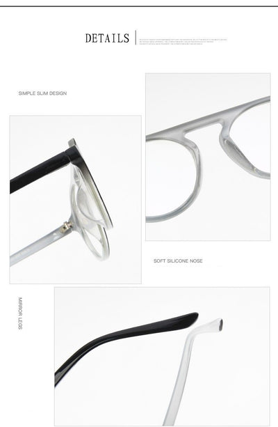 New Fashion Round Frame For Men Women Glasses Frame Retro Vintage - Unique and Classy