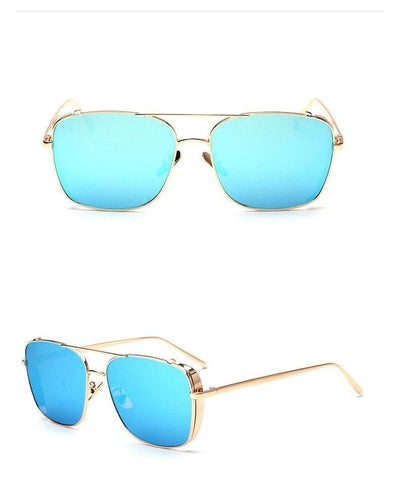 New Metal Alloy Frame Square Sunglasses For Men And Women -Unique and Classy