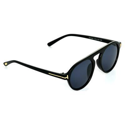 Round Black And Black Sunglasses For Men And Women-Unique and Classy