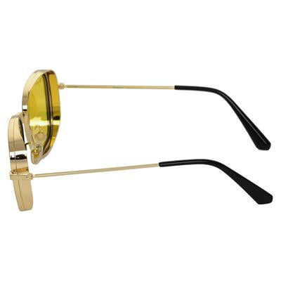 KB Yellow And Gold Premium Edition Sunglasses For Men And Women-Unique and Classy