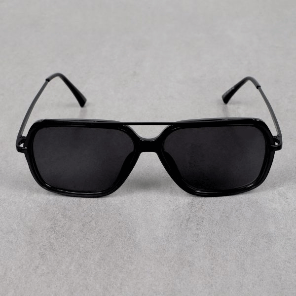 Classic Candy Oversized Black Square Sunglasses For Men And Women-Unique and Classy