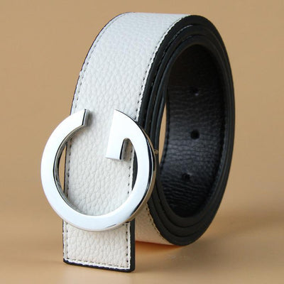 Luxury G-Shape Leather Belt For Men-Unique and Classy