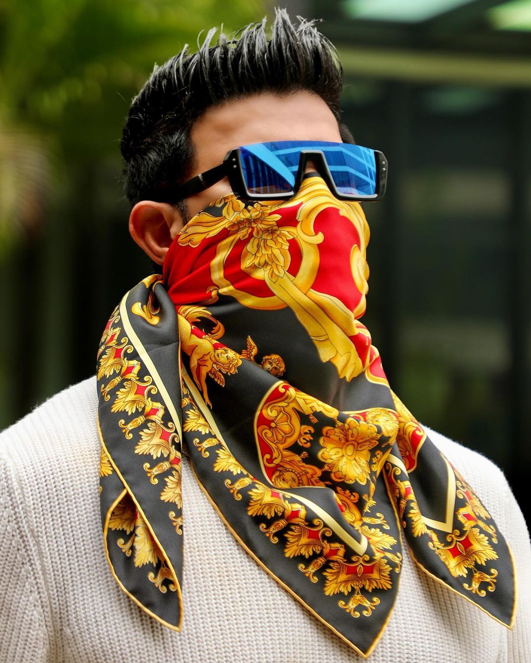 Stylish Square Sahil Khan Mirror Sunglasses For Men-Unique and Classy