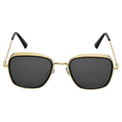 KB Black And Gold Premium Edition Sunglasses For Men And Women-Unique and Classy